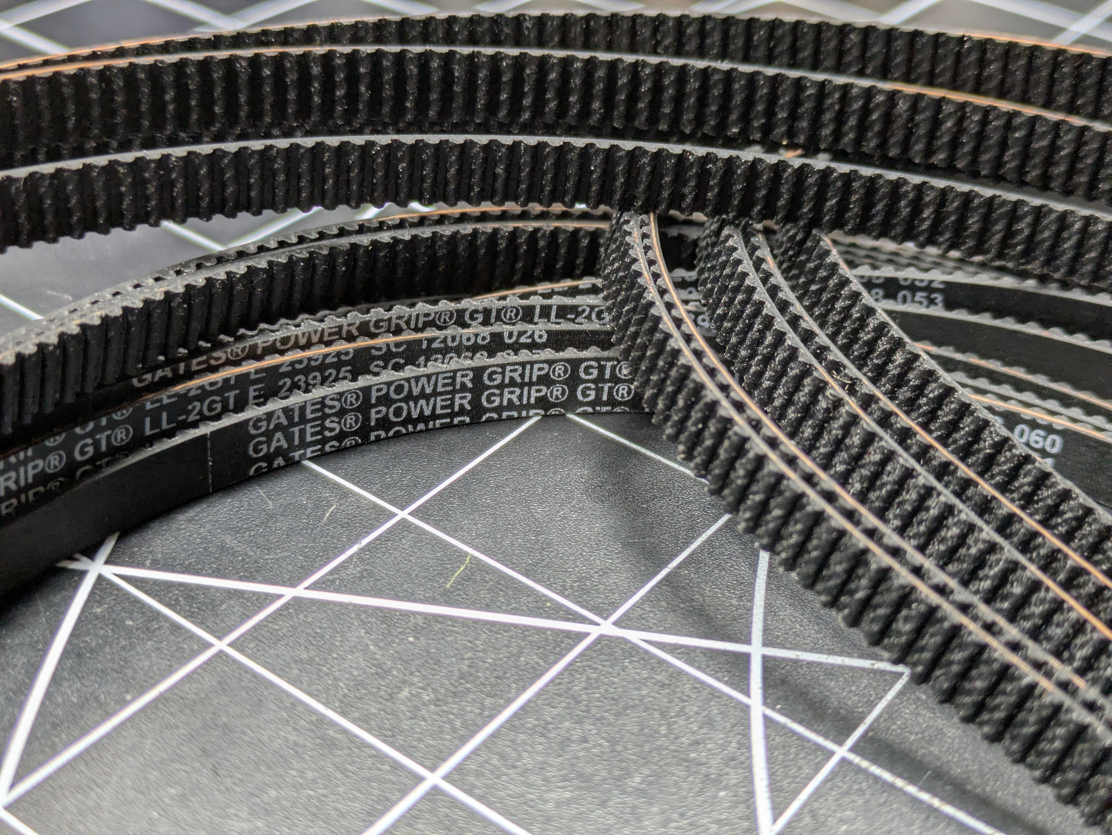Gates POWER GRIP GT2 EPDM Belt - 2.4 meter closed loop